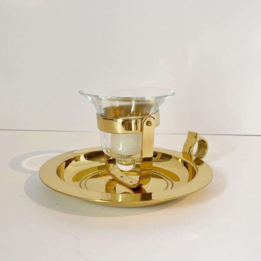 PartyLite  nautical bell Brass Candle holder